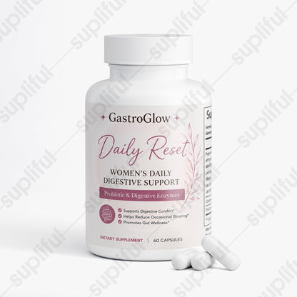 GastroGlow Daily Reset for Women Probiotic + Digestive Support