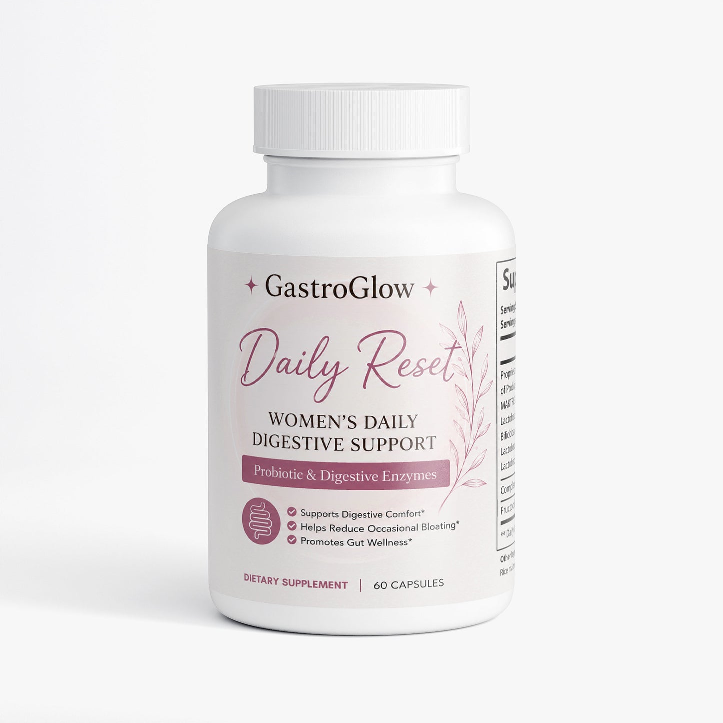 GastroGlow Daily Reset for Women Probiotic + Digestive Support