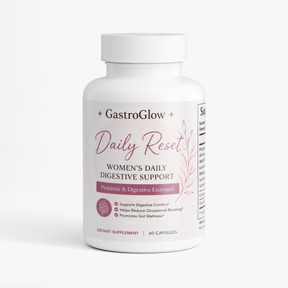 GastroGlow Daily Reset for Women Probiotic + Digestive Support