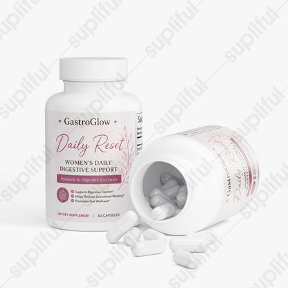GastroGlow Daily Reset for Women Probiotic + Digestive Support