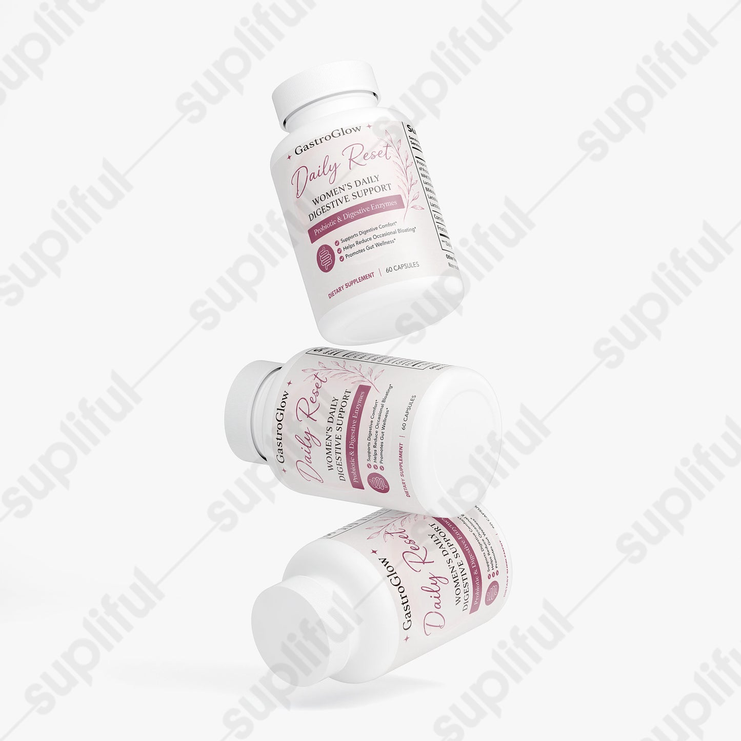 GastroGlow Daily Reset for Women Probiotic + Digestive Support
