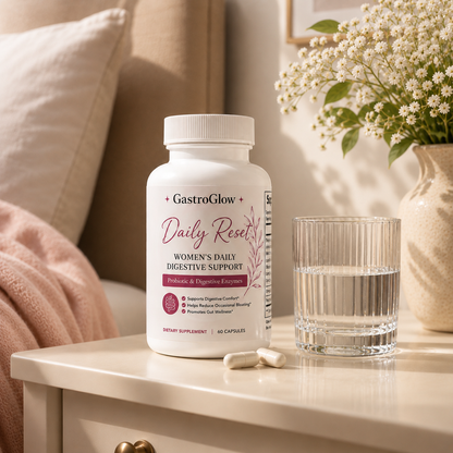 GastroGlow Daily Reset for Women Probiotic + Digestive Support